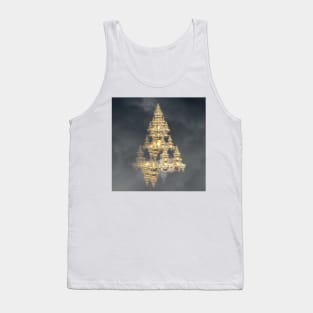 Floating Golden Temple Fractal Tank Top